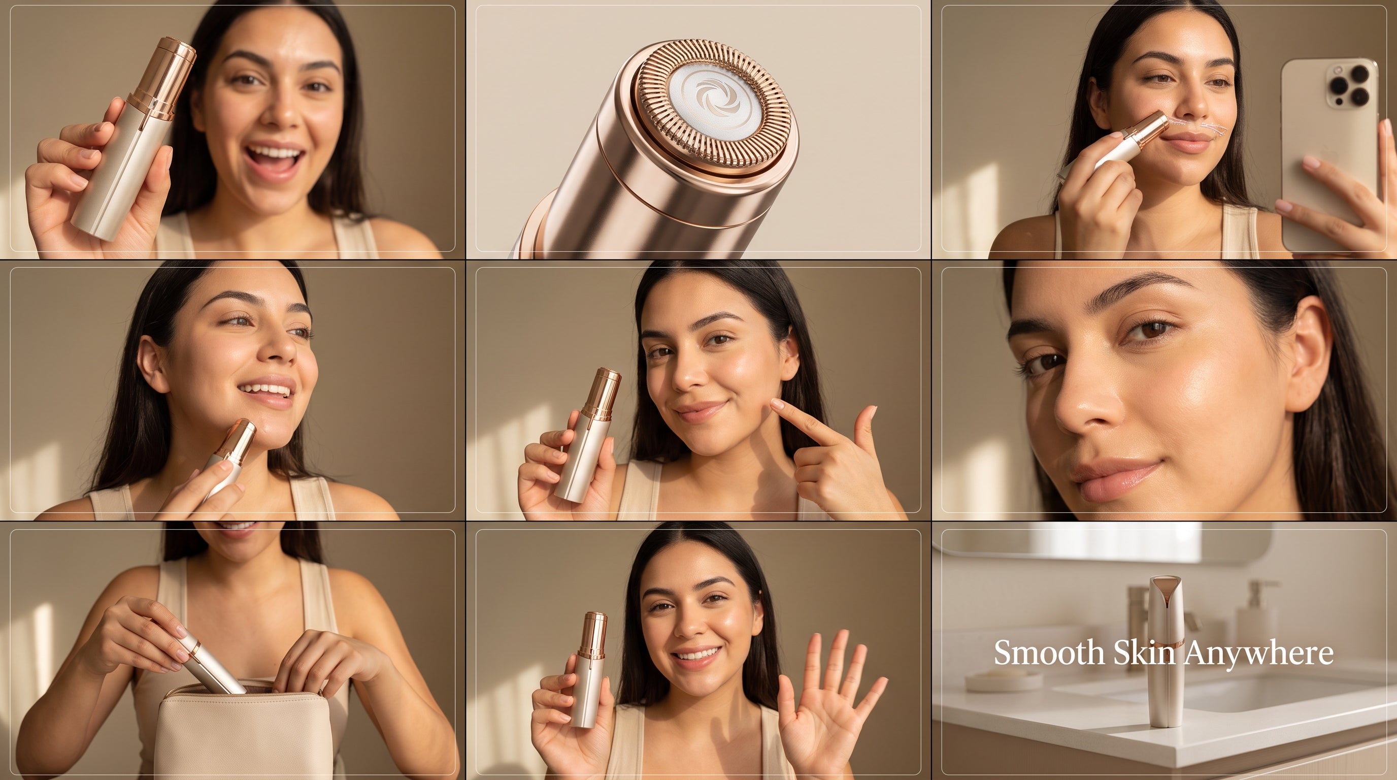 Depiladora Facial NovaGlow™ - Piel Suave y Sin Dolor